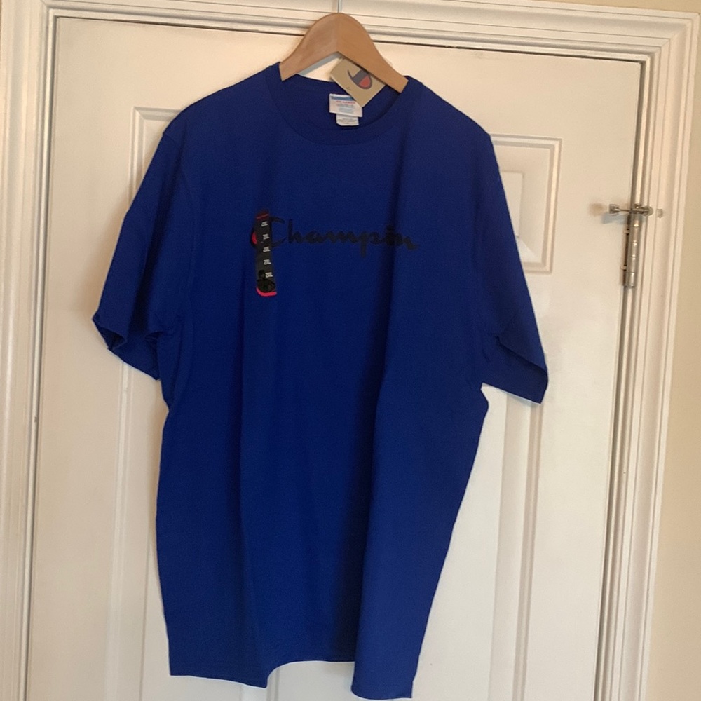 Champion royal blue t shirt. NWT.